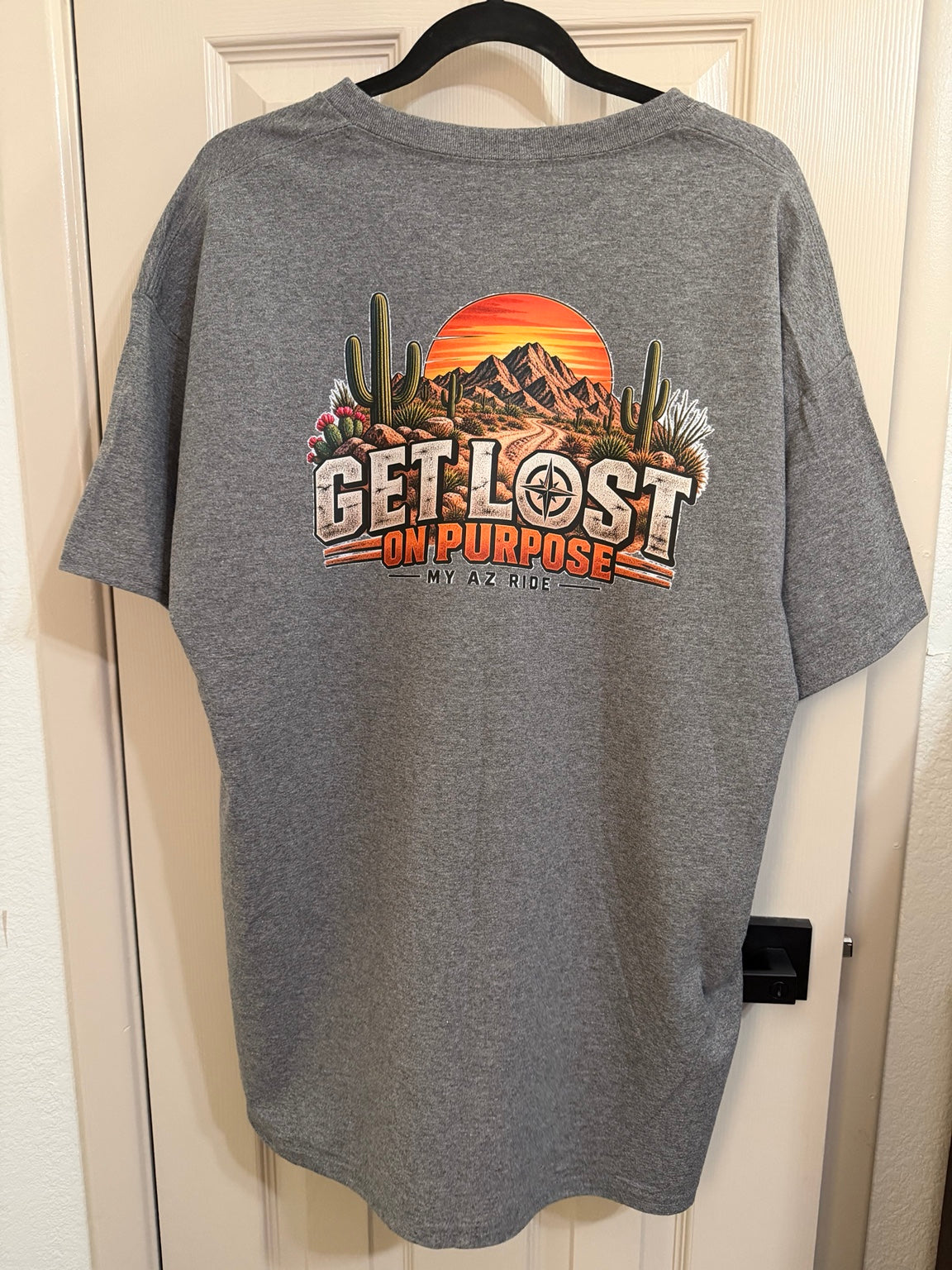 Get Lost on Purpose Shirt | MY AZ RIDE Arizona Off Road Tee | Desert Adventure T-Shirt