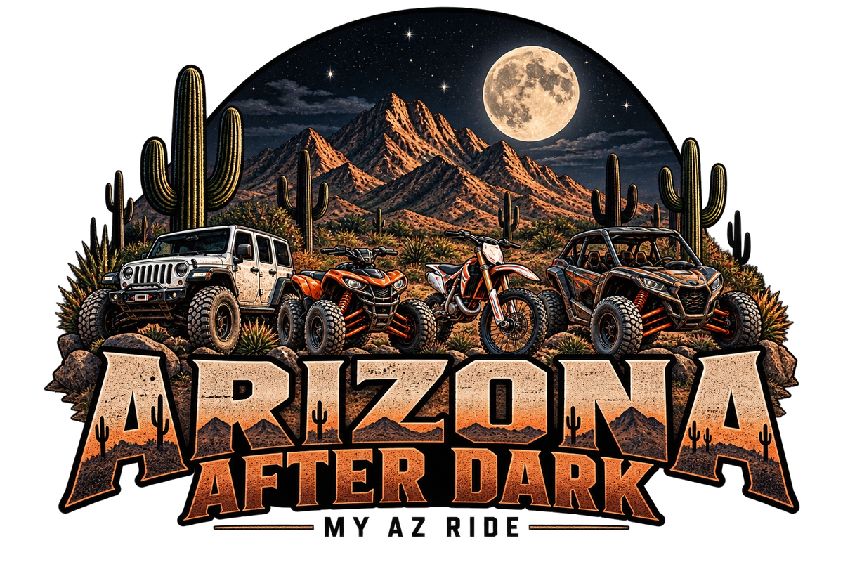 Arizona After Dark Off-Road Shirt, Desert Moonlight Jeep Tee (Gildan 5000)