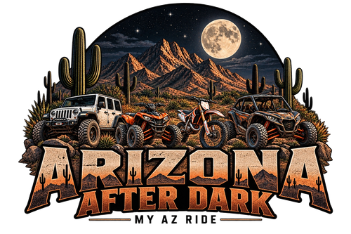 Arizona After Dark Off-Road Shirt, Desert Moonlight Jeep Tee (Gildan 5000)