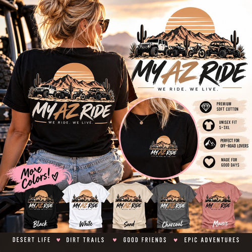 Arizona Off-Road Adventure Shirt | Desert Life, 4x4, UTV, Dirt Bike Tee