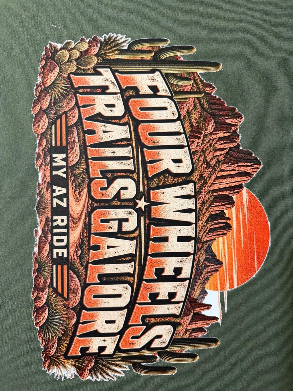 Arizona Off Road T-Shirt | UTV ATV Trail Riding Tee | Desert Adventure Shirt